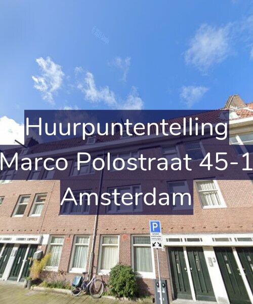 Foto gevel Huurpuntentelling voor Marco Polostraat 45-1, Amsterdam