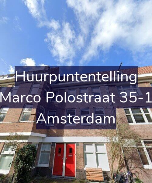Foto gevel Huurpuntentelling voor Marco Polostraat 35-1, Amsterdam
