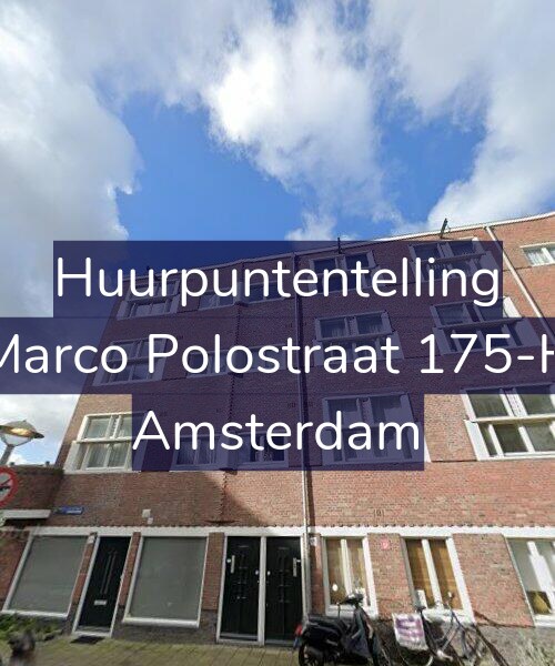 Foto gevel Huurpuntentelling voor Marco Polostraat 175-H, Amsterdam