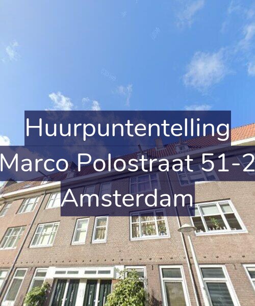 Foto gevel Huurpuntentelling voor Marco Polostraat 51-2, Amsterdam