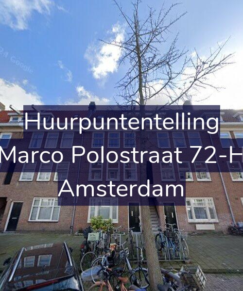 Foto gevel Huurpuntentelling voor Marco Polostraat 72-H, Amsterdam