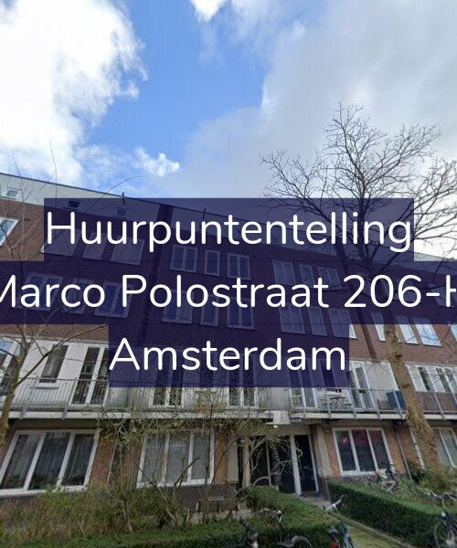 Foto gevel Huurpuntentelling voor Marco Polostraat 206-H, Amsterdam