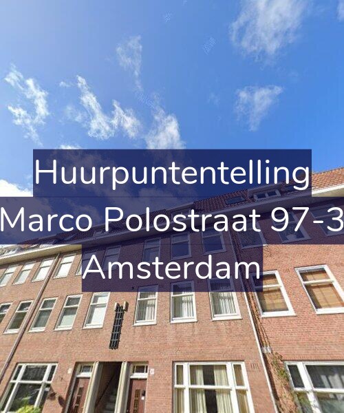 Foto gevel Huurpuntentelling voor Marco Polostraat 97-3, Amsterdam