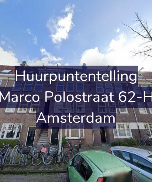 Foto gevel Huurpuntentelling voor Marco Polostraat 62-H, Amsterdam