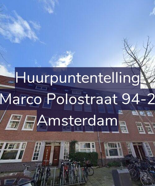 Foto gevel Huurpuntentelling voor Marco Polostraat 94-2, Amsterdam