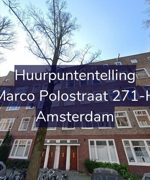 Foto gevel Huurpuntentelling voor Marco Polostraat 271-H, Amsterdam