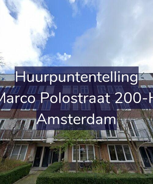 Foto gevel Huurpuntentelling voor Marco Polostraat 200-H, Amsterdam