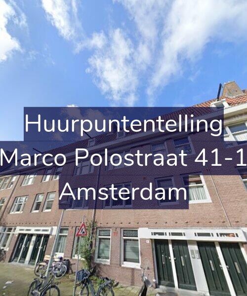 Foto gevel Huurpuntentelling voor Marco Polostraat 41-1, Amsterdam