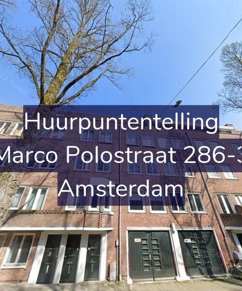 Foto gevel Huurpuntentelling voor Marco Polostraat 286-3, Amsterdam