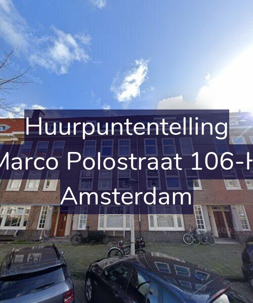 Foto gevel Huurpuntentelling voor Marco Polostraat 106-H, Amsterdam
