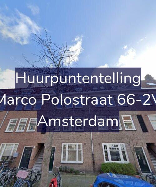 Foto gevel Huurpuntentelling voor Marco Polostraat 66-2V, Amsterdam