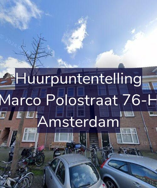 Foto gevel Huurpuntentelling voor Marco Polostraat 76-H, Amsterdam