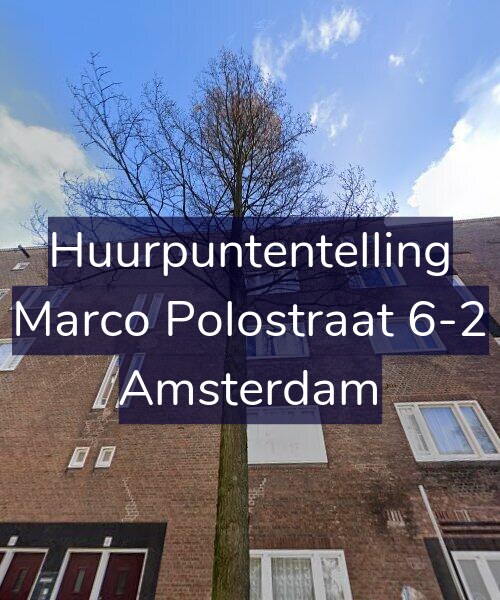 Foto gevel Huurpuntentelling voor Marco Polostraat 6-2, Amsterdam
