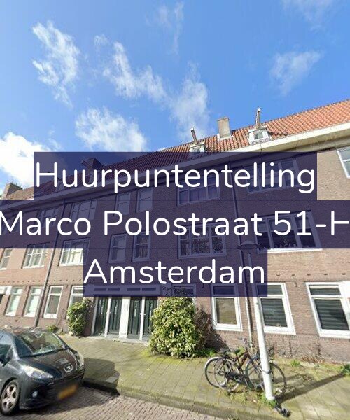 Foto gevel Huurpuntentelling voor Marco Polostraat 51-H, Amsterdam
