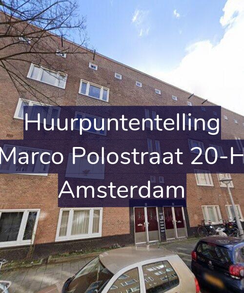 Foto gevel Huurpuntentelling voor Marco Polostraat 20-H, Amsterdam