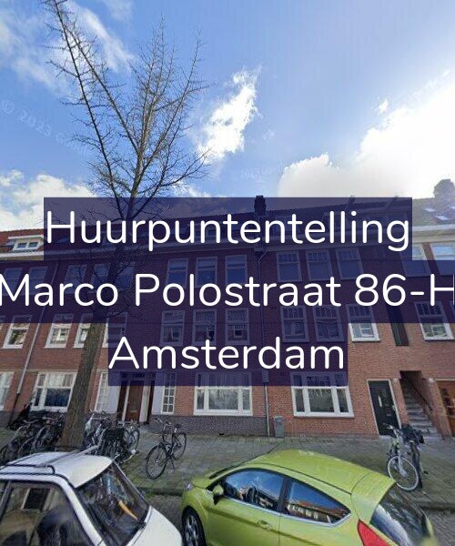 Foto gevel Huurpuntentelling voor Marco Polostraat 86-H, Amsterdam