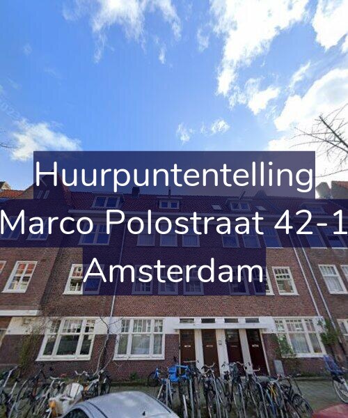 Foto gevel Huurpuntentelling voor Marco Polostraat 42-1, Amsterdam