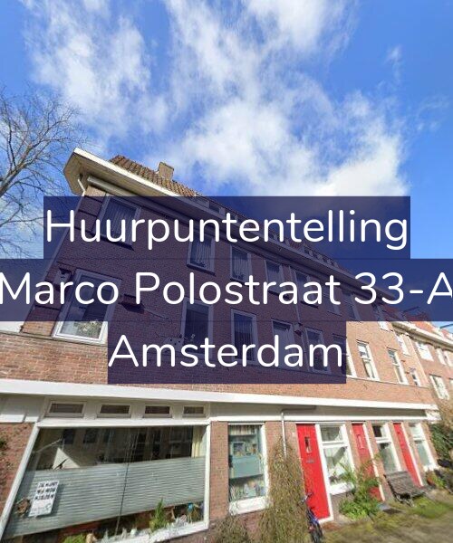 Foto gevel Huurpuntentelling voor Marco Polostraat 33-A, Amsterdam