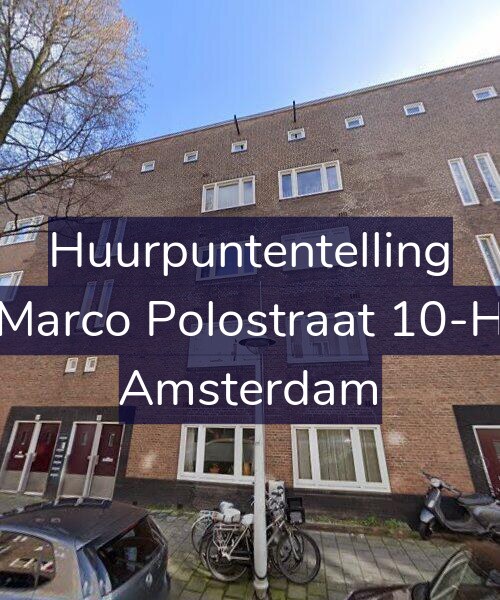 Foto gevel Huurpuntentelling voor Marco Polostraat 10-H, Amsterdam
