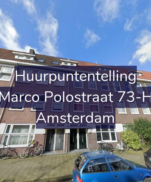 Foto gevel Huurpuntentelling voor Marco Polostraat 73-H, Amsterdam
