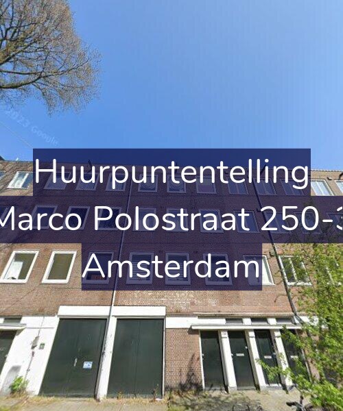 Foto gevel Huurpuntentelling voor Marco Polostraat 250-3, Amsterdam