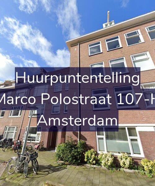 Foto gevel Huurpuntentelling voor Marco Polostraat 107-H, Amsterdam