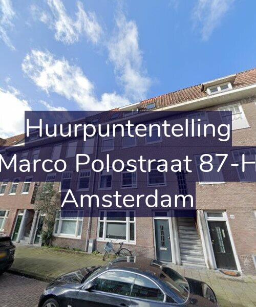 Foto gevel Huurpuntentelling voor Marco Polostraat 87-H, Amsterdam