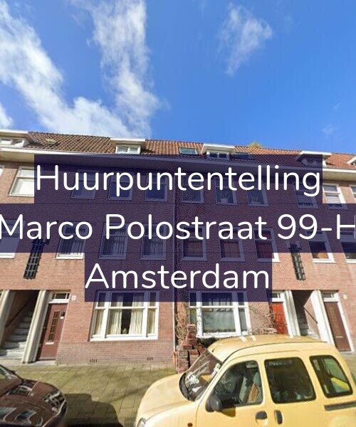 Foto gevel Huurpuntentelling voor Marco Polostraat 99-H, Amsterdam