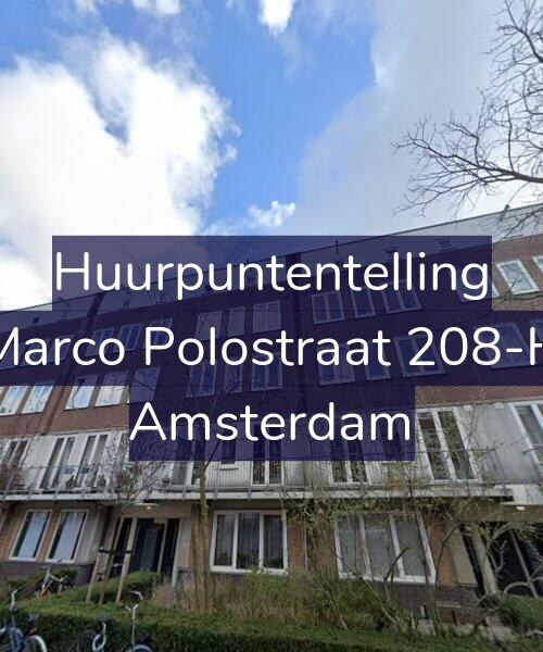 Foto gevel Huurpuntentelling voor Marco Polostraat 208-H, Amsterdam