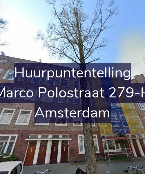 Foto gevel Huurpuntentelling voor Marco Polostraat 279-H, Amsterdam