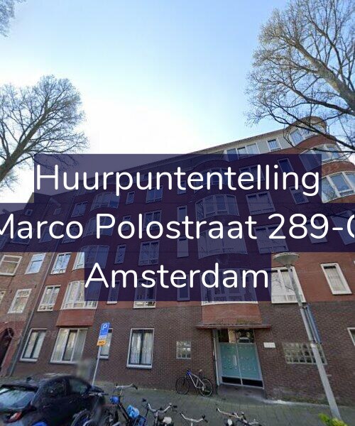 Foto gevel Huurpuntentelling voor Marco Polostraat 289-C, Amsterdam