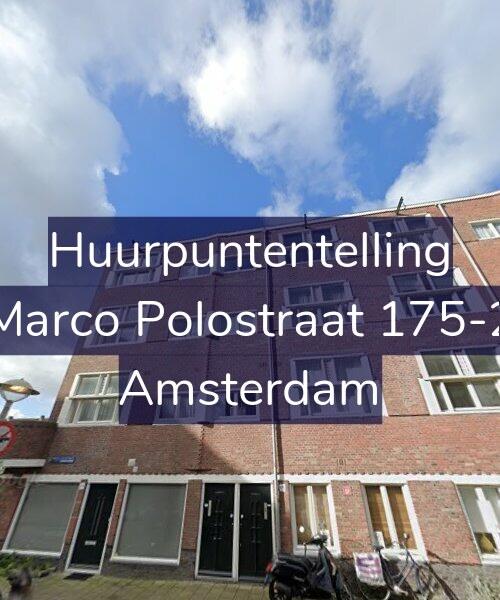 Foto gevel Huurpuntentelling voor Marco Polostraat 175-2, Amsterdam