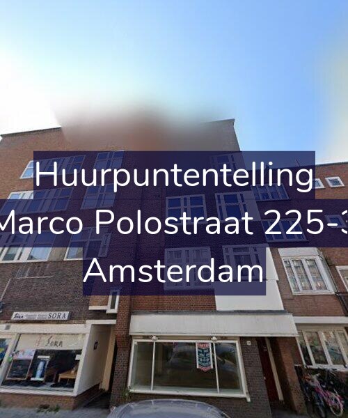Foto gevel Huurpuntentelling voor Marco Polostraat 225-3, Amsterdam
