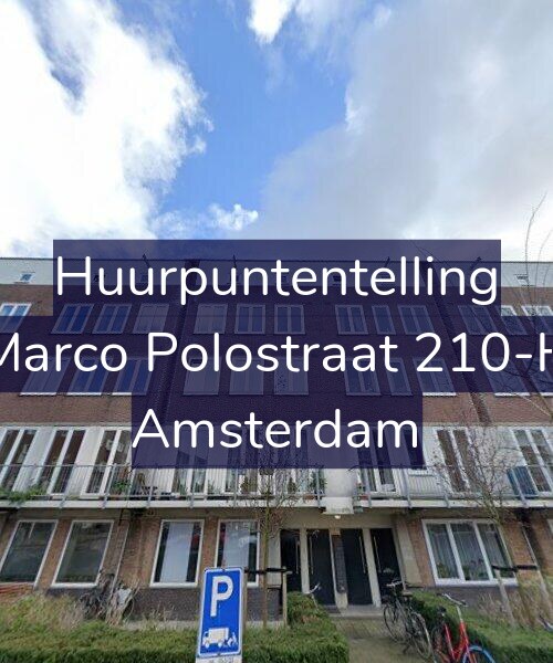 Foto gevel Huurpuntentelling voor Marco Polostraat 210-H, Amsterdam