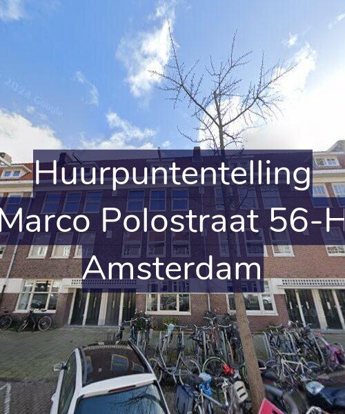 Foto gevel Huurpuntentelling voor Marco Polostraat 56-H, Amsterdam