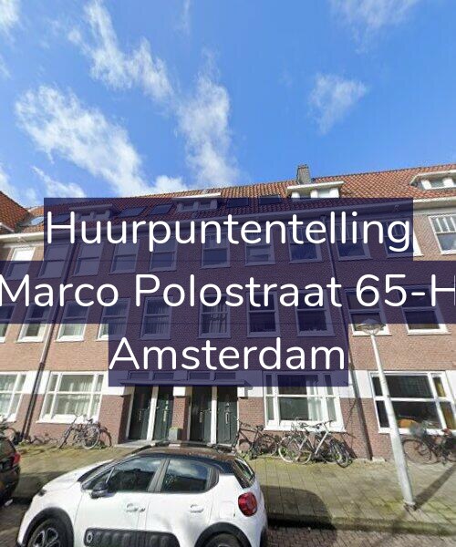 Foto gevel Huurpuntentelling voor Marco Polostraat 65-H, Amsterdam