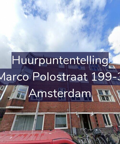 Foto gevel Huurpuntentelling voor Marco Polostraat 199-3, Amsterdam