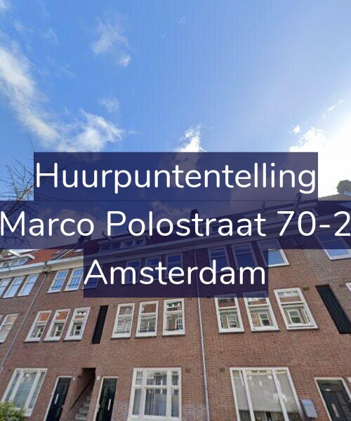 Foto gevel Huurpuntentelling voor Marco Polostraat 70-2, Amsterdam