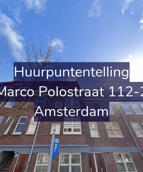 Foto gevel Huurpuntentelling voor Marco Polostraat 112-2, Amsterdam