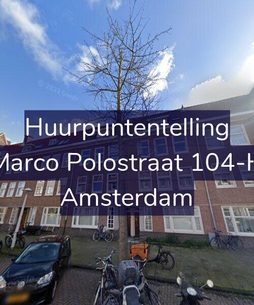 Foto gevel Huurpuntentelling voor Marco Polostraat 104-H, Amsterdam