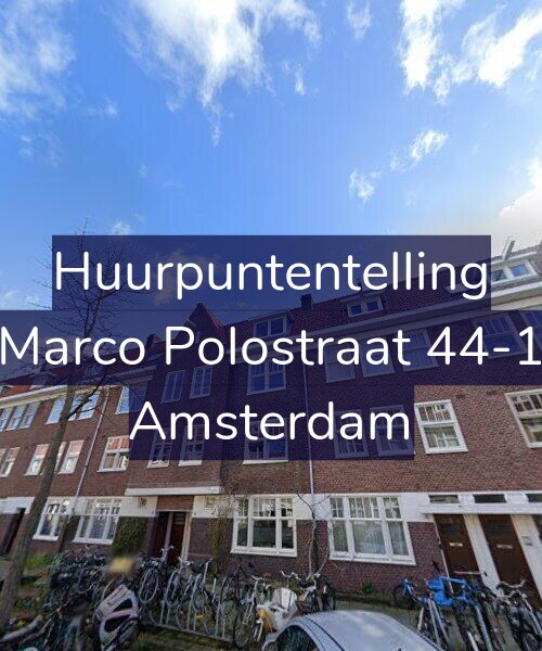 Foto gevel Huurpuntentelling voor Marco Polostraat 44-1, Amsterdam