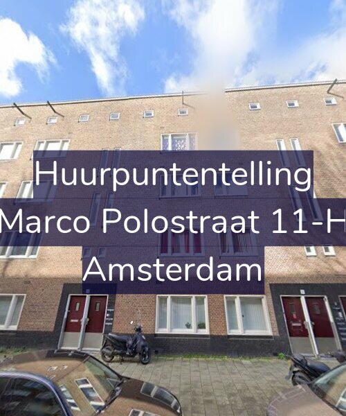 Foto gevel Huurpuntentelling voor Marco Polostraat 11-H, Amsterdam