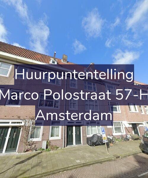 Foto gevel Huurpuntentelling voor Marco Polostraat 57-H, Amsterdam