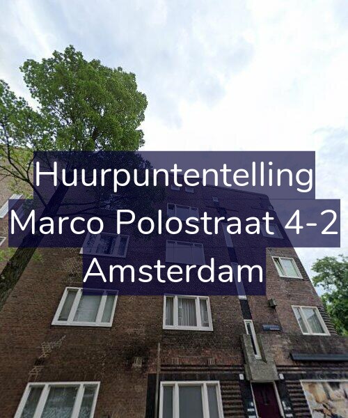 Foto gevel Huurpuntentelling voor Marco Polostraat 4-2, Amsterdam