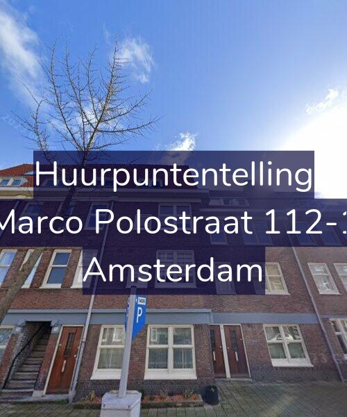 Foto gevel Huurpuntentelling voor Marco Polostraat 112-1, Amsterdam