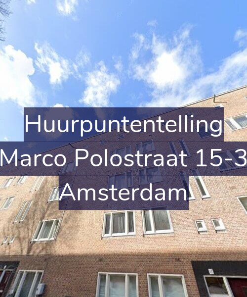 Foto gevel Huurpuntentelling voor Marco Polostraat 15-3, Amsterdam