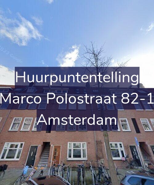 Foto gevel Huurpuntentelling voor Marco Polostraat 82-1, Amsterdam