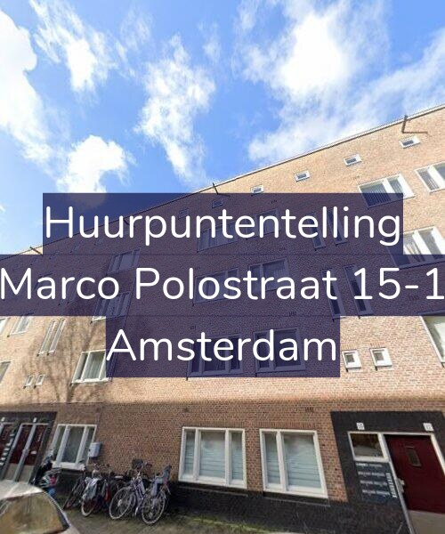 Foto gevel Huurpuntentelling voor Marco Polostraat 15-1, Amsterdam