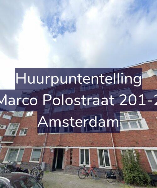 Foto gevel Huurpuntentelling voor Marco Polostraat 201-2, Amsterdam