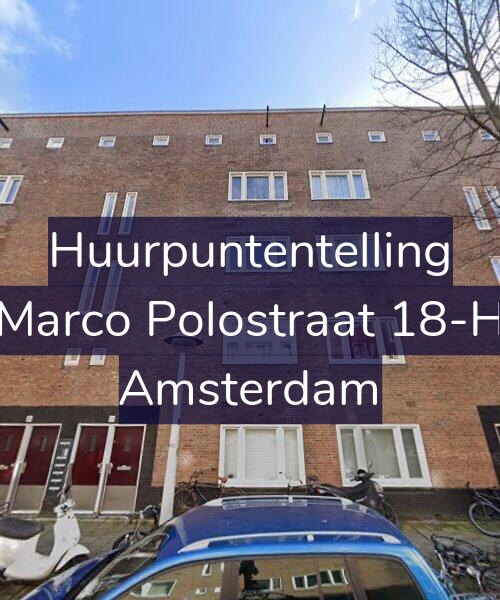 Foto gevel Huurpuntentelling voor Marco Polostraat 18-H, Amsterdam